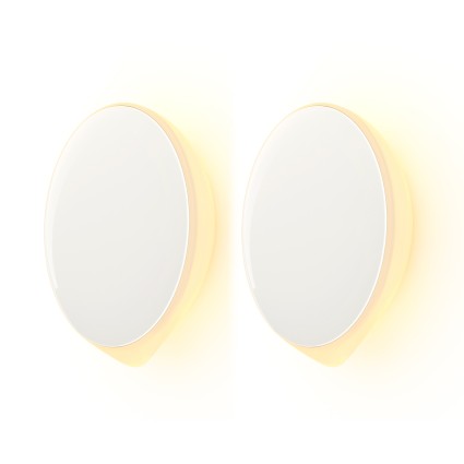 AIPOWER USB‑C Rechargeable Motion Sensor Night Light 2 Pack Slim Magnetic Mount LEDs | 3 Modes 120° Detection