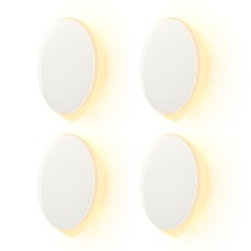 AIPOWER Rechargeable USB‑C Motion Sensor Night Light 4‑Pack Magnetic Mounts 3 Brightness Modes 120° Sensor