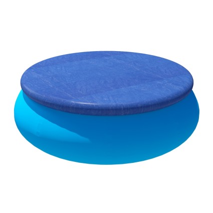 Aqua Buddy Pool Cover PE Material 2.44m Round Blue - Durable UV Resistant Blanket for Above-Ground Pools