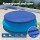 Aquabuddy Pool Cover PE Material 2.44m Round Blue - Durable UV Resistant Blanket for Above-Ground Pools