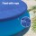 Aquabuddy Pool Cover PE Material 2.44m Round Blue - Durable UV Resistant Blanket for Above-Ground Pools