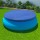 Aquabuddy Pool Cover PE Material 2.44m Round Blue - Durable UV Resistant Blanket for Above-Ground Pools