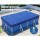 Aquabuddy Pool Cover, PE Material, 2m x 3m, Blue, UV-Resistant Above-Ground Blanket with Ropes & Drainage Holes