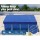 Aquabuddy Pool Cover, PE Material, 2m x 3m, Blue, UV-Resistant Above-Ground Blanket with Ropes & Drainage Holes