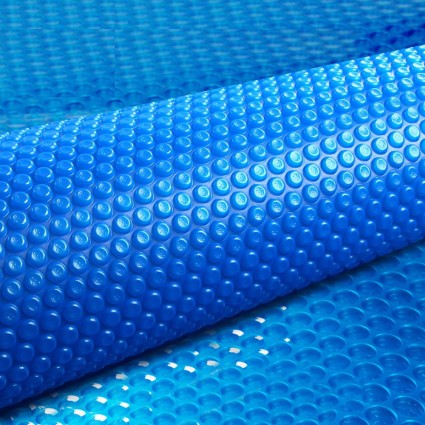 Aqua Buddy 500 Micron 8x4.2m Solar Pool Cover - Durable Blue Blanket, Reduces Evaporation & Costs, 5-Year Warranty
