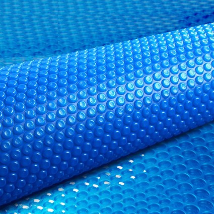 Aqua Buddy 8x4.2m 400 Micron Blue Solar Pool Cover - Premium Polyethylene, UV Resistant, Reduces Evaporation by 97%