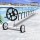 Aquabuddy Pool Cover Roller 5.5m Adjustable Reel, Aluminium Alloy, Telescopic, Non-Slip, Suits 2.4-5.55m Pools
