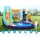 AirMyFun Inflatable Water Slide & Jumping Castle: 430x400x225cm PVC, Quick Setup, Includes Blower, Water Cannon & More