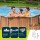 Bestway Steel Pro Max™ 6.1x3.66m Luxury Pool & SPA Set - Steel Frame, Comfort Jet™ Massage, LED Lights, Complete Kit