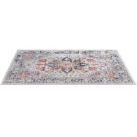 Artiss Bohemian Floor Rug 200x290cm - Large Washable Polyester Carpet, Vintage Distressed, Anti-Slip, Multicoloured