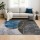 Artiss Washable Floor Rug 160x230cm - Large Geometric Area Rug with Faded Finish, Ultra-Thin, Stain-Resistant Polyester