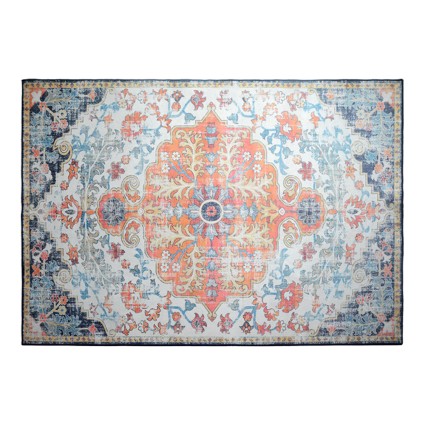 Artiss Yasmin 160x230cm Floor Rug - Soft Flannel, Persian Style, Non-Slip, Fade & Water-Resistant, Easy Care Carpet