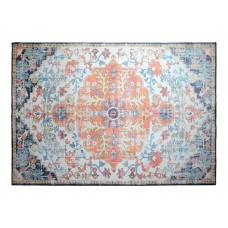 Artiss Yasmin Floor Rug 200x290 - Persian-Style, Velvet Flannel, Anti-Slip, Fade-Resistant, Easy Care, No Shedding