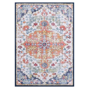 Artiss 240x340cm Washable Geometric Floor Rug – Large Flannel Anti-Slip Carpet with Modern Bohemian Design