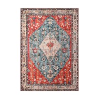 Artiss 160x230cm Washable Floor Rug - Modern Geometric Design, Ultra-Thin 5mm Polyester, Anti-Slip Backing