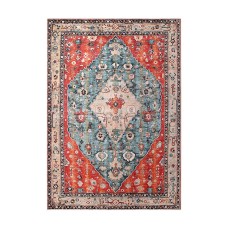 Artiss 160x230cm Washable Floor Rug - Modern Geometric Design, Ultra-Thin 5mm Polyester, Anti-Slip Backing