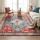 Artiss 200x290cm Washable Floor Rug - Geometric Design, Low-Profile 5mm Pile, Anti-Slip, Polyester Living Room Carpet