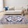 Artiss 160X230cm Large Washable Persian Area Rug - Teal & Blush, Low-Profile, Anti-Slip, Durable Polyester Carpet