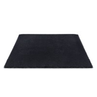 Artiss 200x230cm Black Shaggy Floor Rug - Luxurious High-Pile Polyester with Foam Cushioning & Anti-Slip Backing