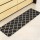 Artiss Gina Kitchen Mat 45x150cm - Non-Slip PVC Floor Rug, 5mm Cushioning, Oil & Water Repellent, Black & White