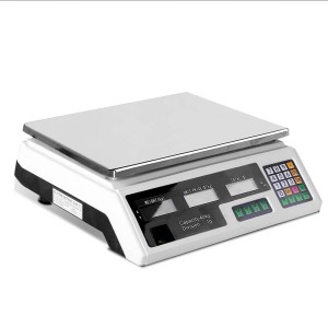 Emajin 40KG Digital Kitchen Scale - Precision LCD, 1g Increment, Stainless Steel Platform, Waterproof Keyboard