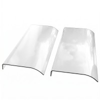 Instahut 0.4m x 2m Transparent PET Polycarbonate Window and Door Awning DIY Canopy 0.4x2m Clear Panel