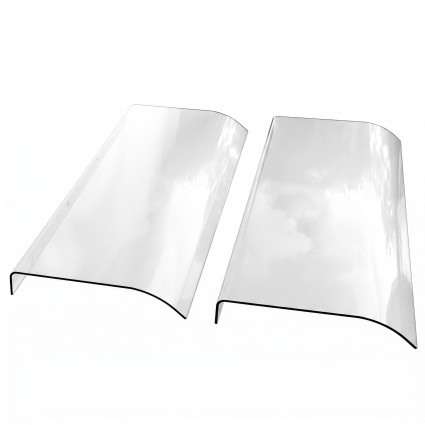 Instahut 0.4m x 2m Transparent PET Polycarbonate Window and Door Awning DIY Canopy 0.4x2m Clear Panel