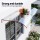 Instahut 0.4m x 2m Transparent PET Polycarbonate Window and Door Awning DIY Canopy 0.4x2m Clear Panel