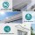 Instahut 0.4m x 2m Transparent PET Polycarbonate Window and Door Awning DIY Canopy 0.4x2m Clear Panel
