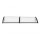Instahut 0.8m x 2m Transparent Window Door Awning PC Panel Aluminium Bars Black Brackets UV Rain Resistant