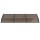 Instahut 0.8m x 3.0m Brown PC Panel Window and Door Awning with Aluminium Bars UV Rain Resistant DIY Canopy