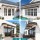 Instahut 0.8m x 3.0m Brown PC Panel Window and Door Awning with Aluminium Bars UV Rain Resistant DIY Canopy