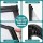 Instahut 0.8m x 3m Transparent Window Door Awning Polycarbonate Panel Aluminium Bars Black Brackets Modern