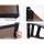 Instahut 1.5x4m Window Door Awning Canopy Brown Polycarbonate Sheet Black Plastic Frame UV Rain Resistant