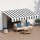 Instahut Retractable Folding Arm Awning - 2.5Mx2M Grey White Sunshade, UV-Resistant, Polyester & Aluminium Frame