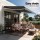 Instahut Retractable Folding Arm Awning Manual Sunshade 3.5m x 3m Grey UV Resistant Aluminium Frame 300gsm
