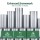 Instahut 5m x 3m Retractable Folding Arm Awning Manual Dark Green Powder-Coated Aluminium UV Resistant