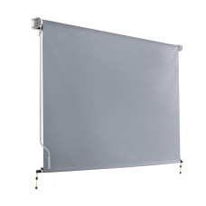 Instahut 3x2.5M Grey Outdoor Light-Filtering Blinds, Retractable Awning Shade, UV Resistant, Aluminium Frame Instahut 3x2.5M Grey Outdoor Light-Filtering Blinds, Retractable Awning Shade, UV Resistant, Aluminium Frame
