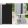 Instahut Retractable Side Awning 2x3M Black, UV Resistant Outdoor Privacy Screen, Tearproof Polyester, Steel Frame