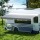 Weisshorn 15ft Caravan Awning - 18oz Vinyl, UV Protection, Water-Repellent, 432cm x 242cm, Easy Setup, Versatile Fit
