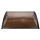 Instahut 1x2.4m Brown Window Door Awning - UV Resistant 5mm Polycarbonate Panel, Corrosion-Resistant Plastic Frame