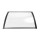 Instahut Transparent Window Door Awning 1x2.4m - Durable 5mm Polycarbonate Panel with Corrosion-Resistant Plastic Frame