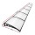 Instahut 1x6m Transparent Window Door Awning - 5mm Polycarbonate Panel, UV Resistant, Aluminium Bars, Easy Install