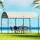 Instahut 4x3m Iron Art Gazebo Marquee - UV & Water-Resistant PE Tent for Weddings, Camping, Parties - Beige Canopy