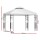 Instahut 3x3m Iron Art Gazebo - Elegant White Outdoor Wedding Tent, Water & UV Resistant, Easy Assembly, 1-Year Warranty