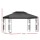 Instahut 4x3m Iron Art Gazebo Marquee – Elegant Grey, UV & Water-Resistant Tent for Outdoor Weddings & Events