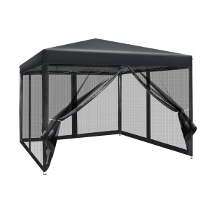 Instahut 3x3m Pop-Up Gazebo Marquee, UV & Water Resistant 210D Oxford Fabric, Mesh Walls, Portable & Adjustable Height