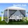 Instahut 3x3m Pop-Up Gazebo Marquee Tent - UV Resistant, Waterproof, with Mesh Walls and Adjustable Height, White