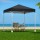 Instahut 2x2m Black Outdoor Gazebo, UV-Resistant Oxford Fabric, Steel Frame, with Base Pods for Patio, Garden, Events