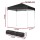 Instahut 2x2m Black Gazebo: UV-Resistant, Adjustable Steel Frame, Easy Setup with Carry Bag for Outdoor Events